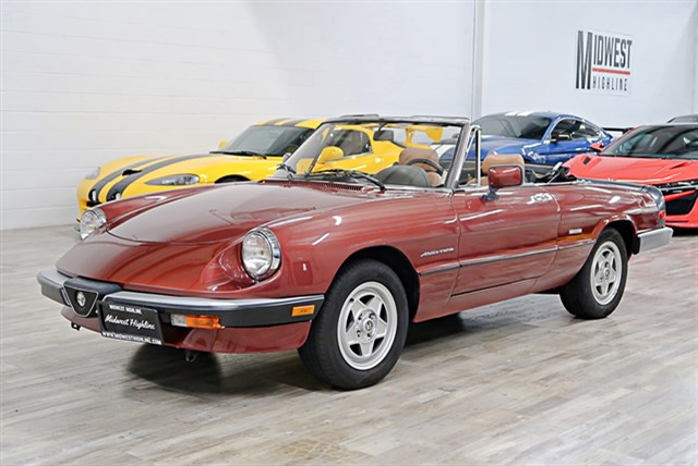 1989 Alfa Romeo Spider, Stock No 15145C by Midwest Highline, Rockford IL