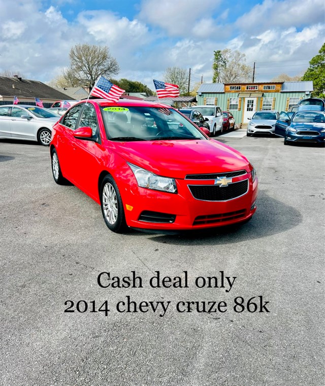2014 Chevrolet Cruze, Stock No 1078 by Houston Auto Gallery, Houston TX