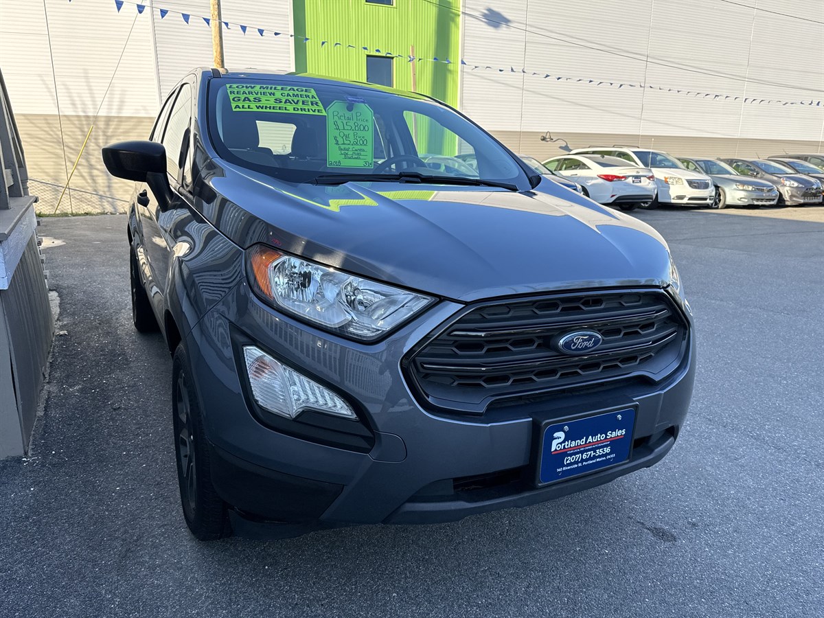 2018 Ford EcoSport, Stock No 5816 by Portland Auto Sales , Portland ME