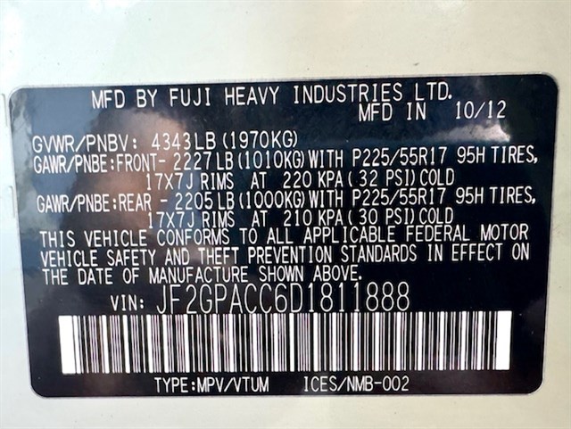 2013 Subaru XV Crosstrek, Stock No: 811888 by CAR LINE, Van Nuys CA