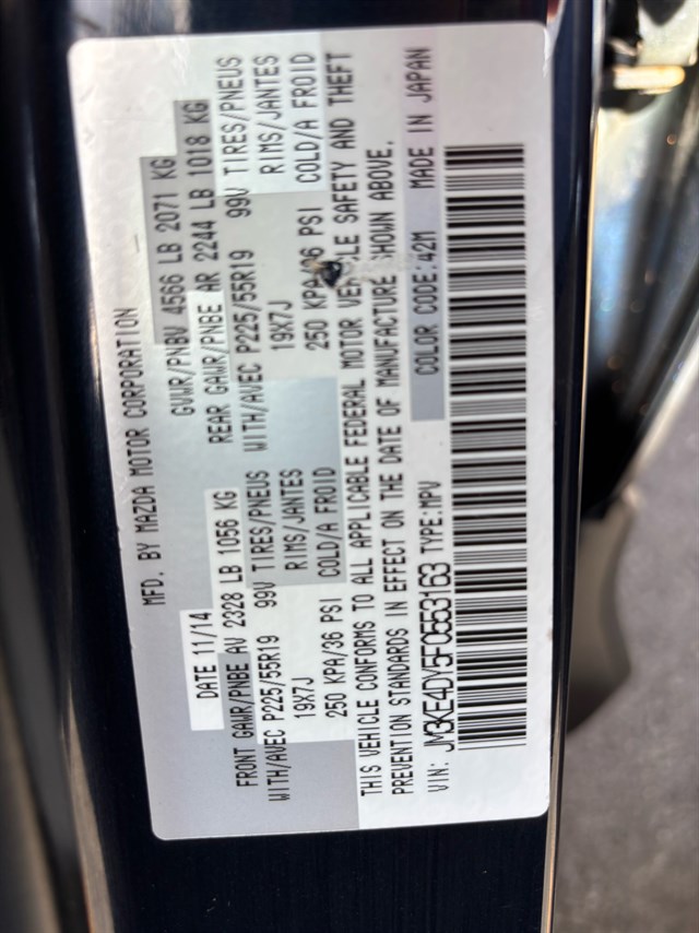 2015 Mazda CX-5, Stock No: S1714 by CITY LINE AUTO SALES, Allentown PA